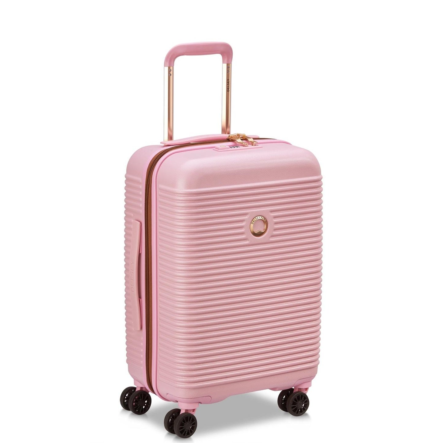Maleta Delsey Freestyle De Cabina Rígida 55cm Rosa Pastel
