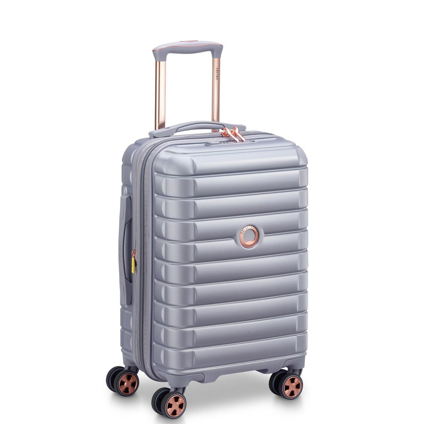 Delsey Maleta De Viaje Rígida de Cabina SHADOW 5.0, 55 cm, Color Plata