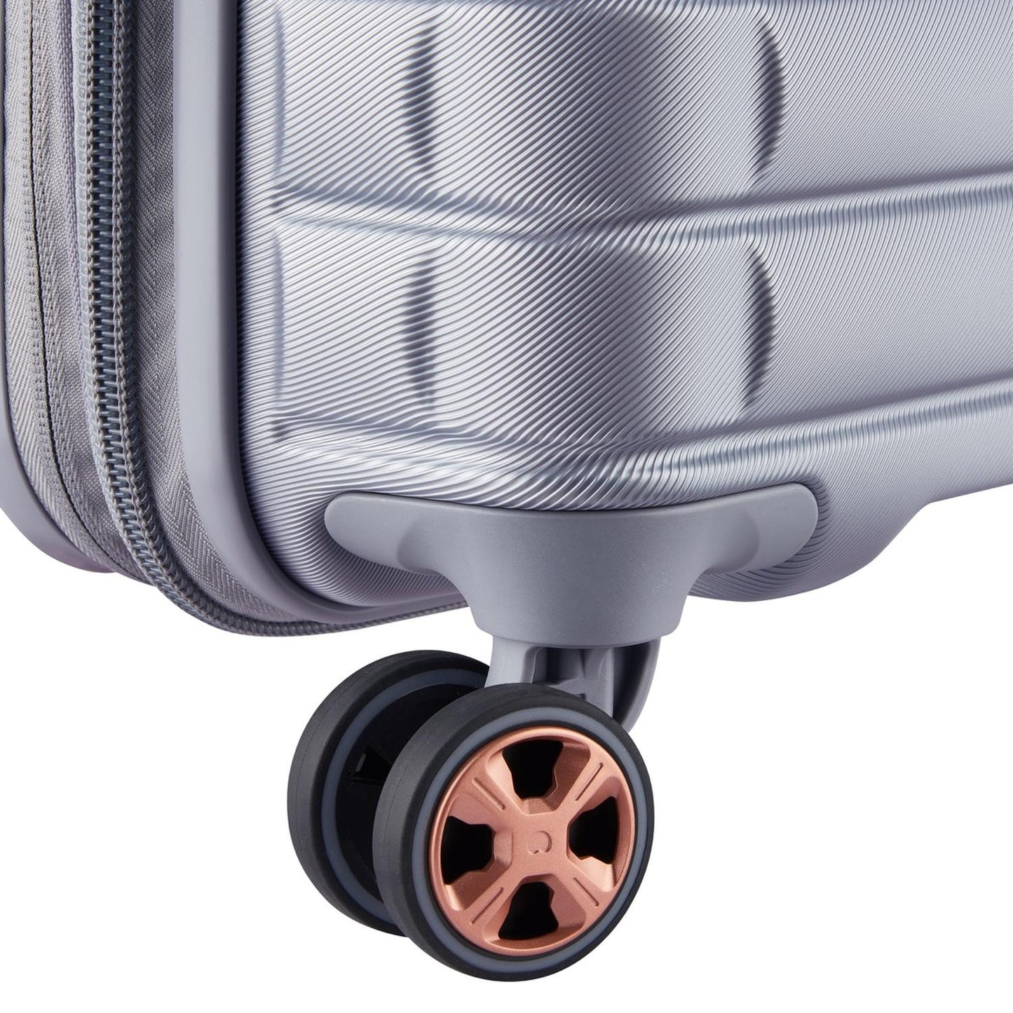 Delsey Maleta De Viaje Rígida de Cabina SHADOW 5.0, 55 cm, Color Plata