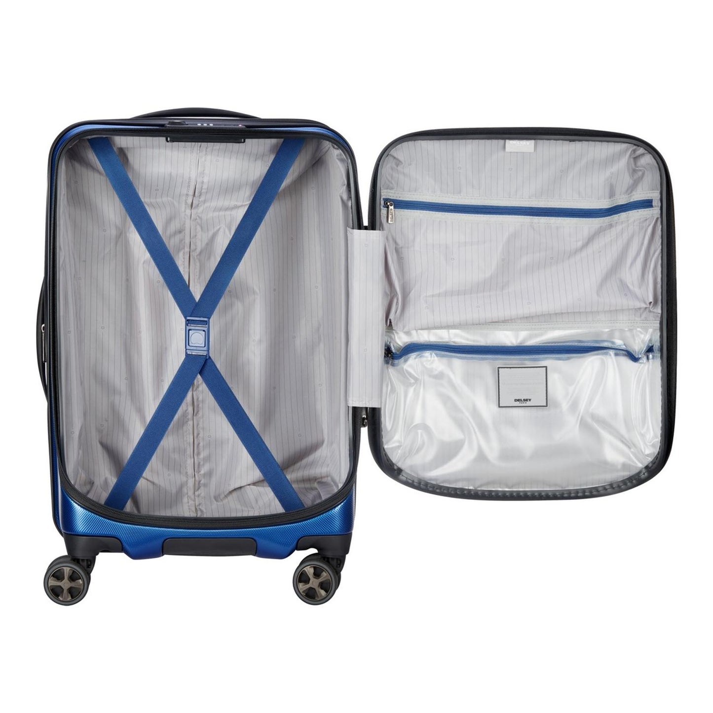 Delsey Maleta De Viaje Rígida CRUISE HARDSIDE 2.0, 79cm, Color Azul