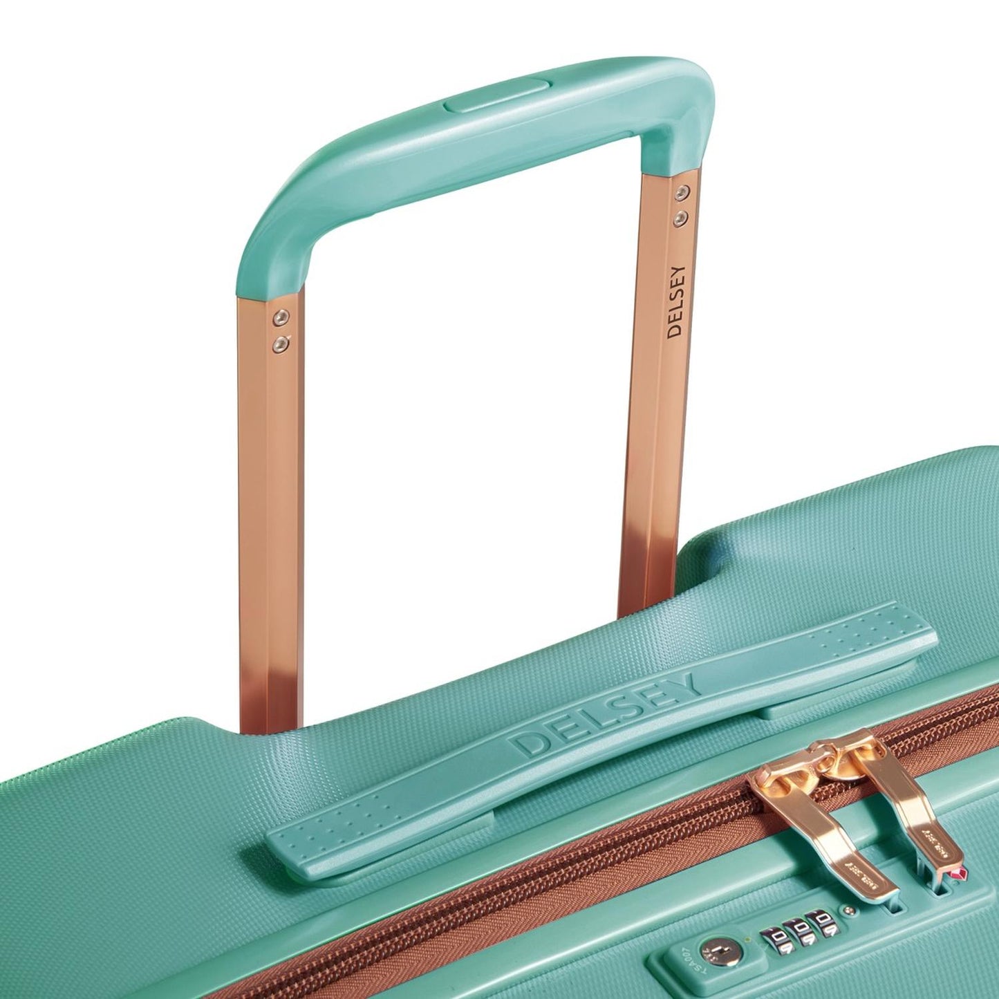 Maleta Delsey Freestyle Rígida Expandible 76cm Verde Menta