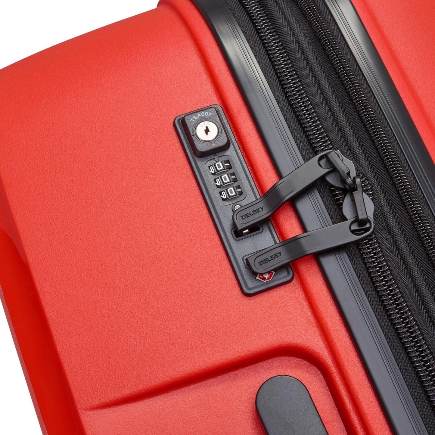 Delsey Maleta de Viaje Cabina Rígida BELMONT PLUS, 55 cm, Expandible, Color Rojo