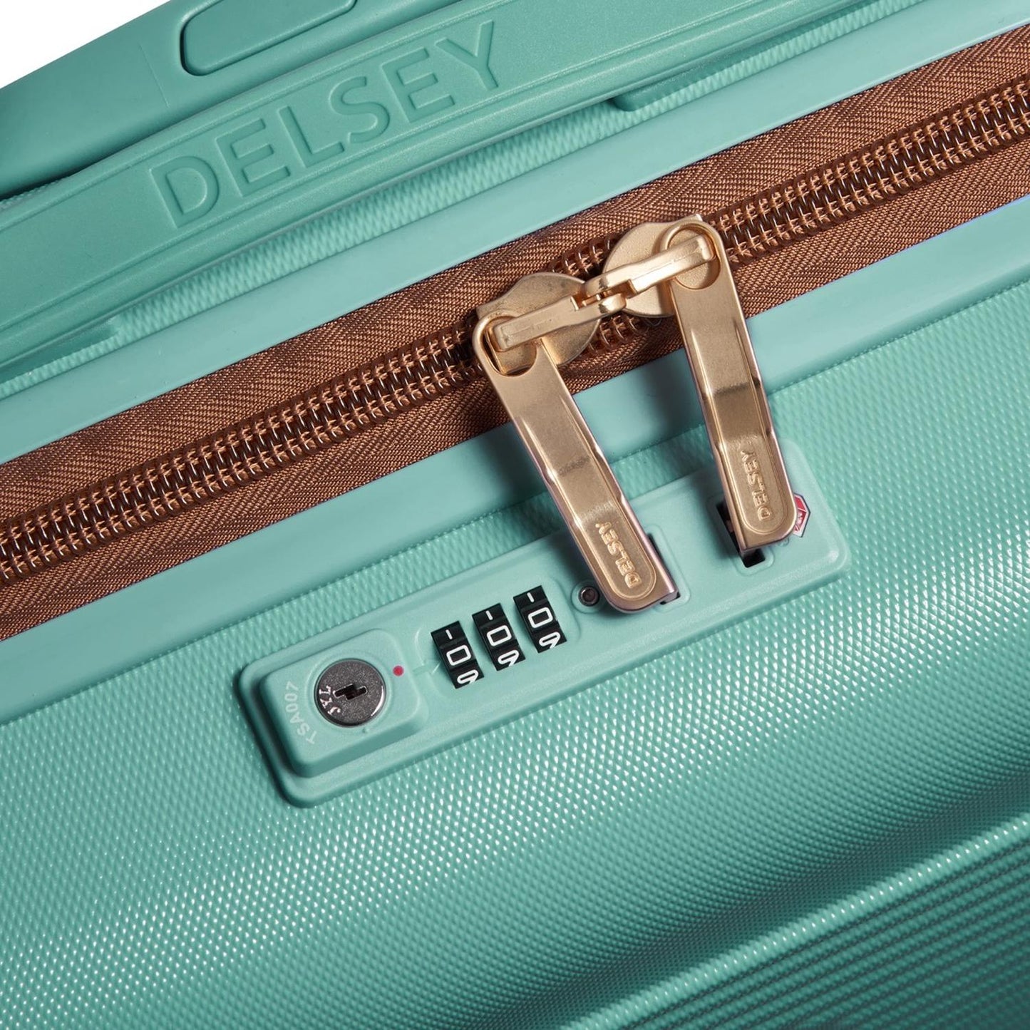 Maleta Delsey Freestyle De Cabina Rígida 55cm Verde Menta