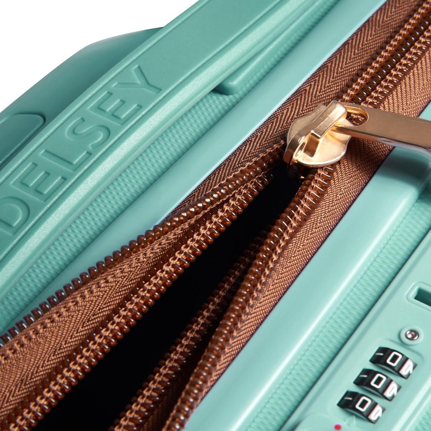 Maleta Delsey Freestyle De Cabina Rígida 55cm Verde Menta