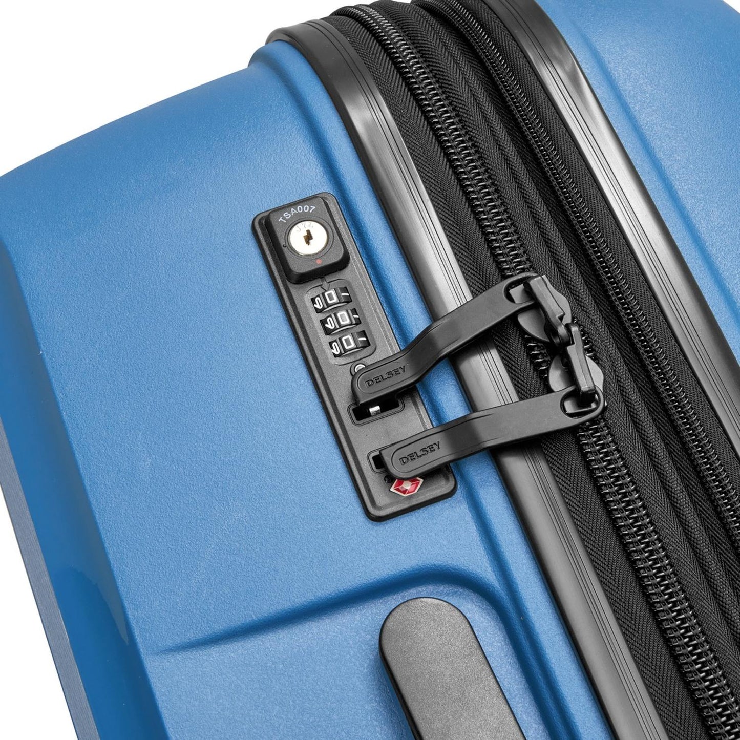 Delsey Maleta de Viaje Cabina Rígida BELMONT PLUS, 55 cm, Expandible, Color Azul