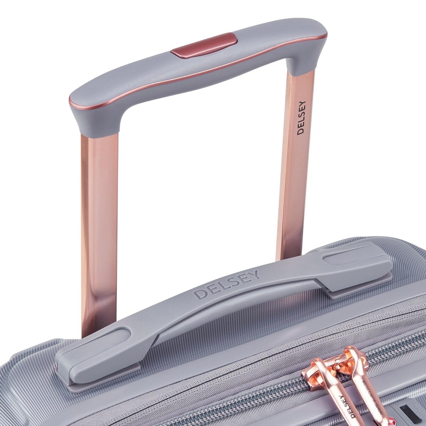 Delsey Maleta De Viaje Rígida de Cabina SHADOW 5.0, 55 cm, Color Plata