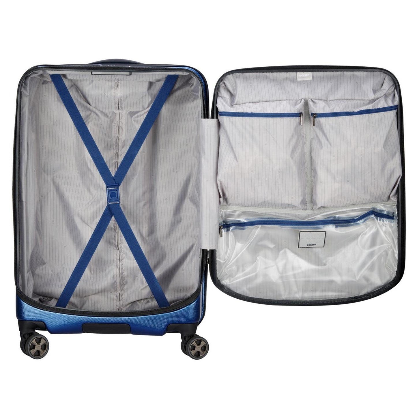 Delsey Maleta De Viaje Rígida CRUISE HARDSIDE 2.0, 70cm, Color Azul