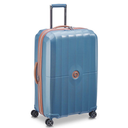 Delsey Maleta De Viaje Rígida ST TROPEZ con TSA, 76cm, Color Azul Ultramarino