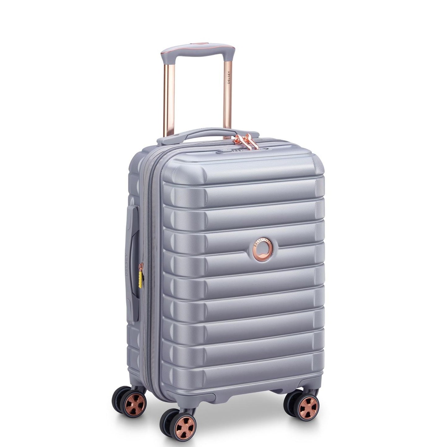 Delsey Maleta De Viaje Rígida de Cabina SHADOW 5.0, 55 cm,  Color Plata