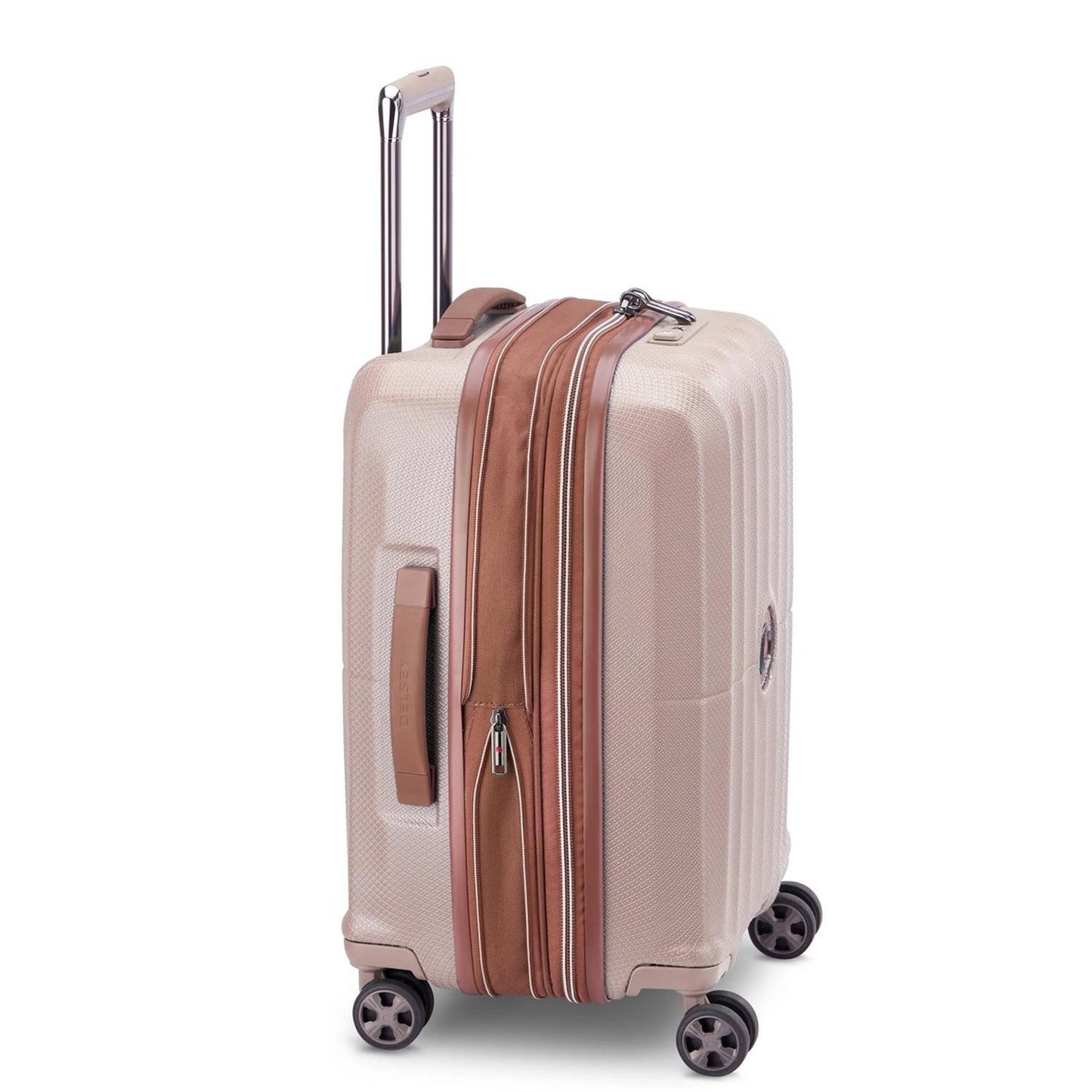 Delsey Maleta De Viaje Rígida de Cabina ST TROPEZ con TSA, 55cm, Color Rosa