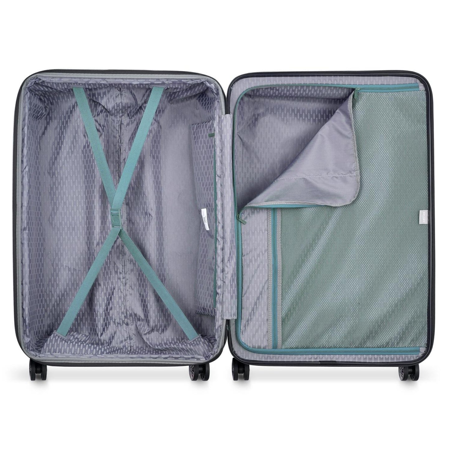 Delsey Maleta De Viaje Rígida AIR ARMOUR Expandible, 78.5 cm, Color Verde