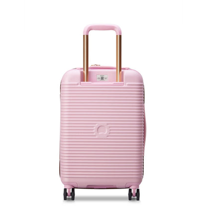 Maleta Delsey Freestyle De Cabina Rígida 55cm Rosa Pastel