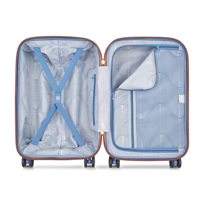 Maleta Delsey Freestyle De Cabina Rígida 55cm Azul Cielo