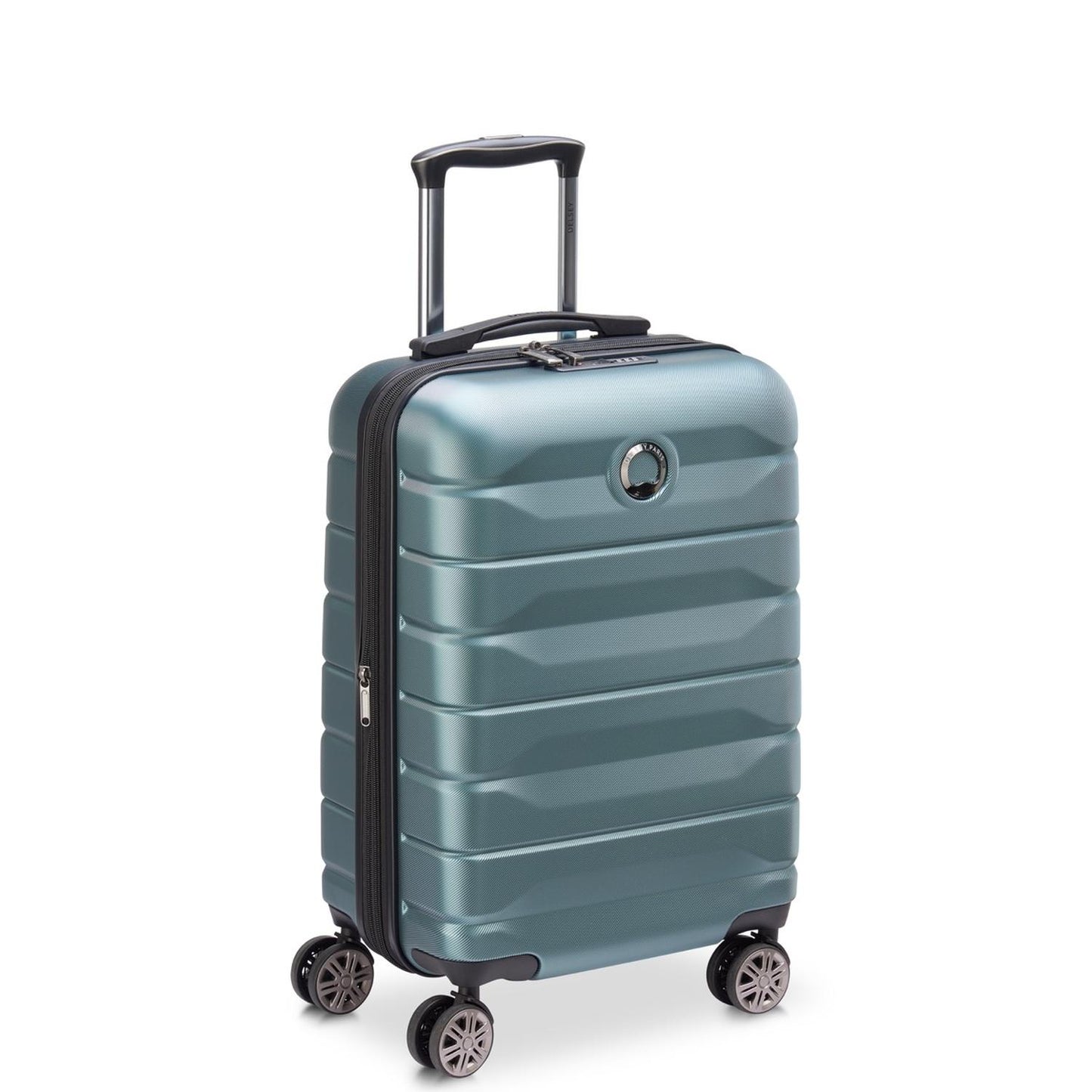 Delsey Maleta De Viaje Rígida de Cabina AIR ARMOUR 55 cm, Color Verde