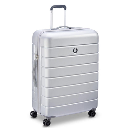 Delsey Maleta De Viaje Rígida LAGOS con TSA, 76cm, Color Silver