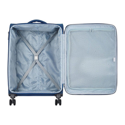 Delsey Maleta de Viaje de Tela CARACAS, 68cm, Color Night Blue