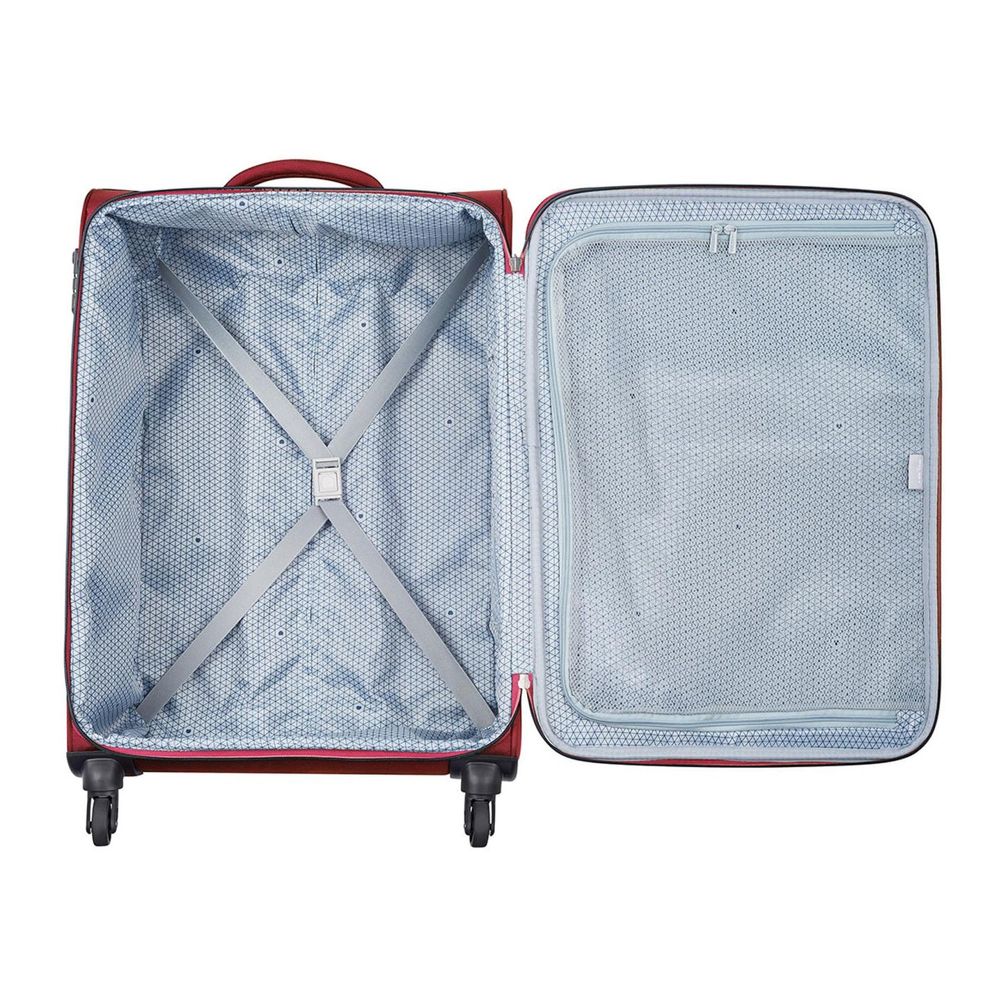 Maleta Delsey CUZCO Trolly Case De Tela 68cm Color Rojo
