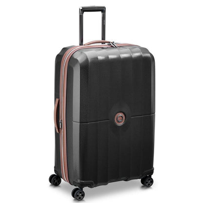 Delsey Maleta De Viaje Rígida ST TROPEZ con TSA, 76cm, Color Negro