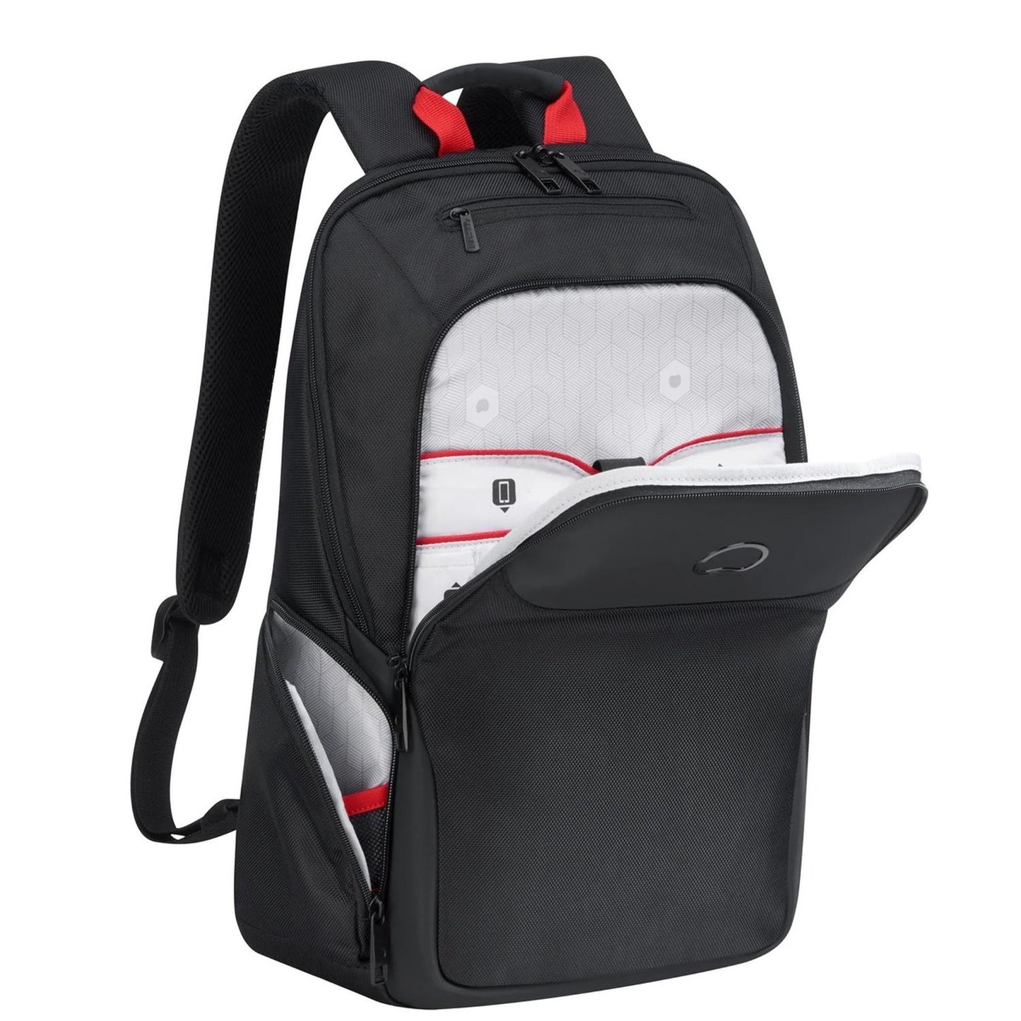 Delsey Mochila PARVIS PLUS 15.6'' con Doble Compartimiento, Color Negro