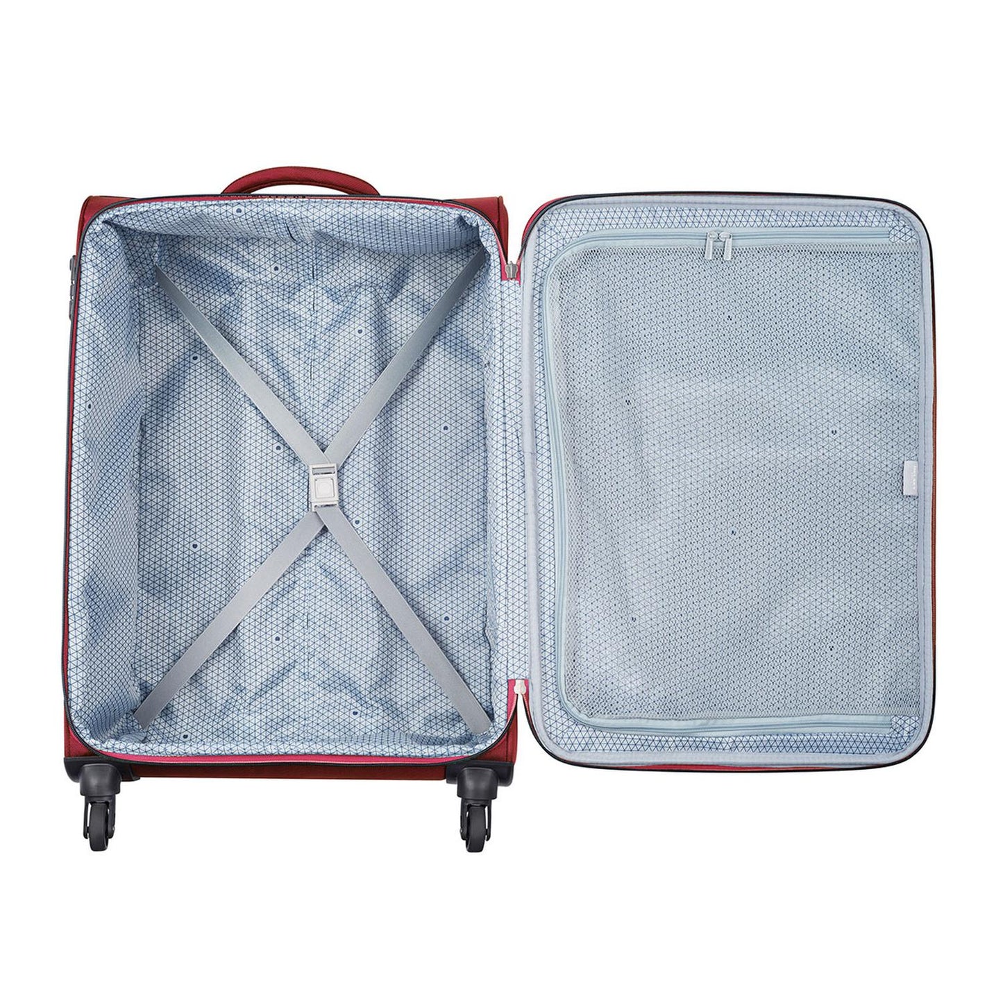 Maleta Delsey CUZCO Trolly Case De Tela 55cm Color Rojo
