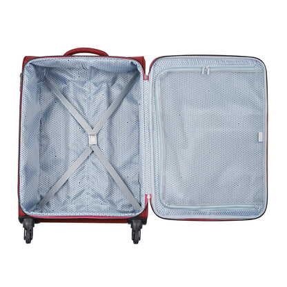 Maleta Delsey CUZCO Trolly Case De Tela 55cm Color Rojo