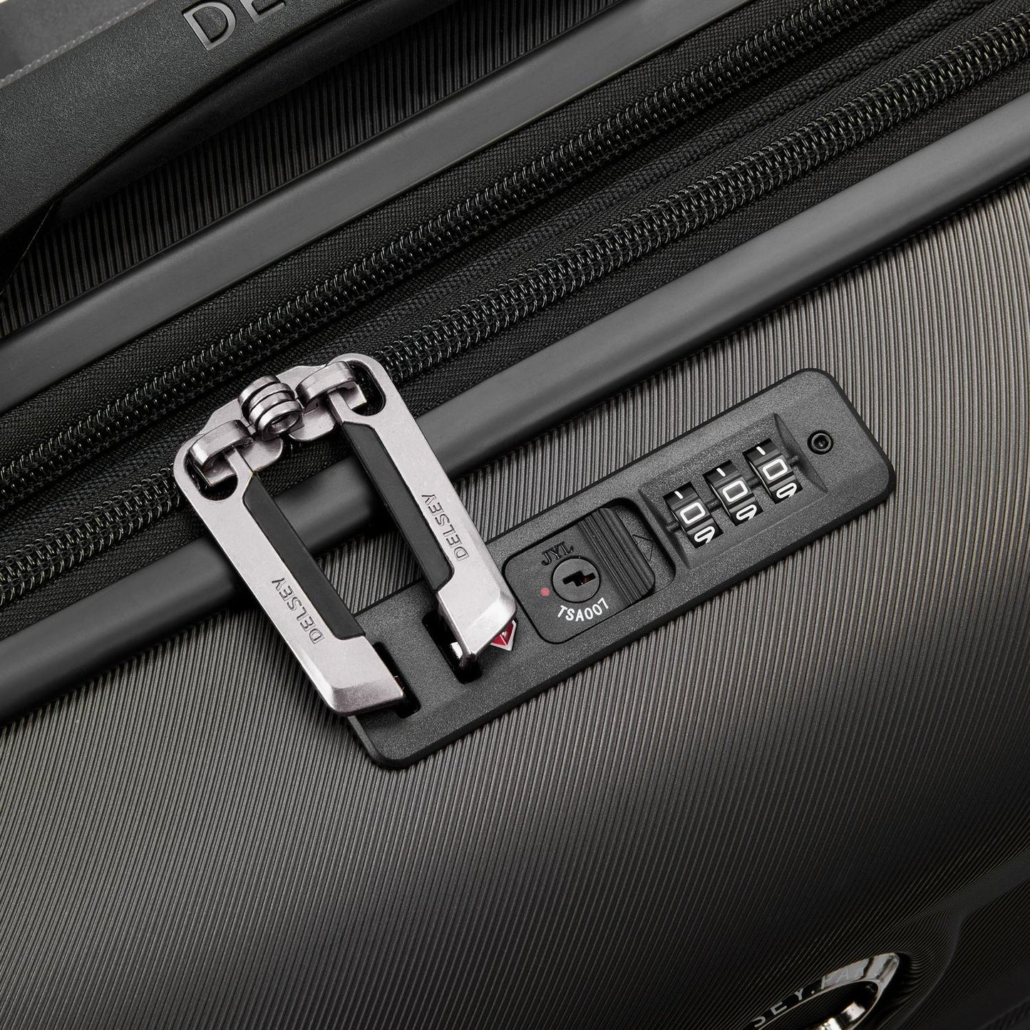 Delsey Maleta de Viaje Cabina Rígida AIR ARMOUR, 55 cm, Expandible, Color Negro