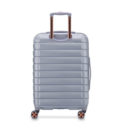 Delsey Maleta De Viaje Rígida SHADOW 5.0 Expandible, 66 cm, Color Plata