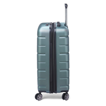 Delsey Maleta De Viaje Rígida AIR ARMOUR Expandible, 68 cm, Color Verde