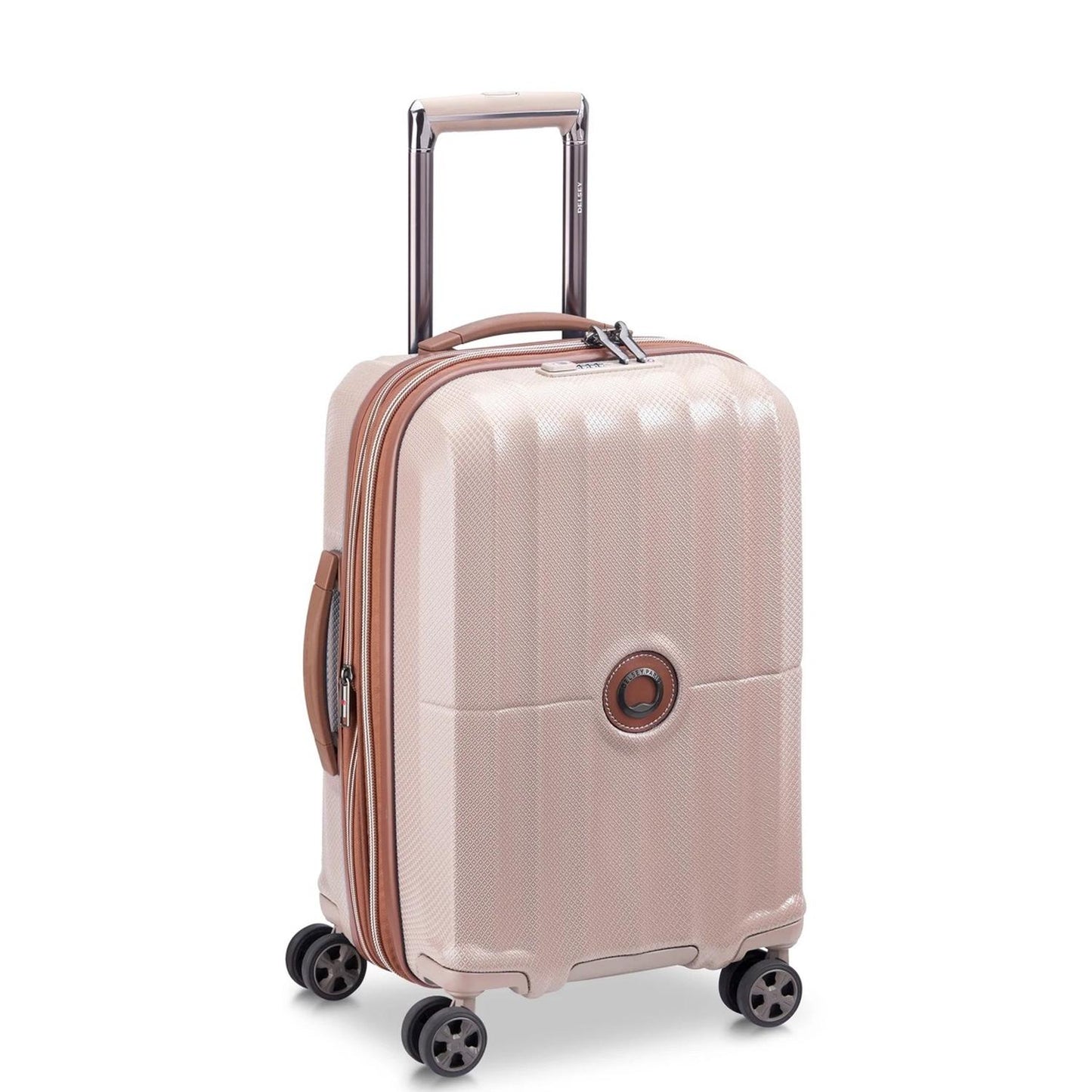 Delsey Maleta De Viaje Rígida de Cabina ST TROPEZ con TSA, 55cm, Color Rosa