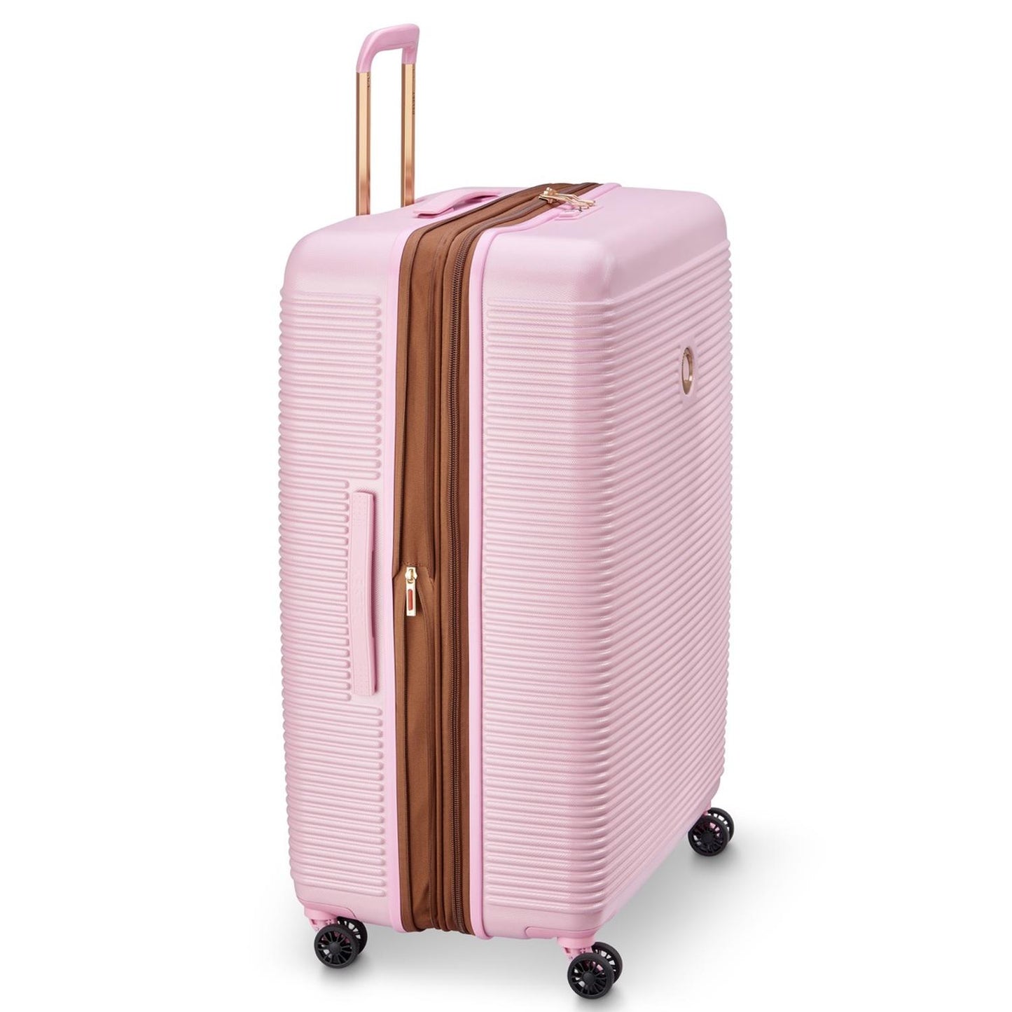 Maleta Delsey Freestyle Rígida Expandible 76cm Rosa Pastel