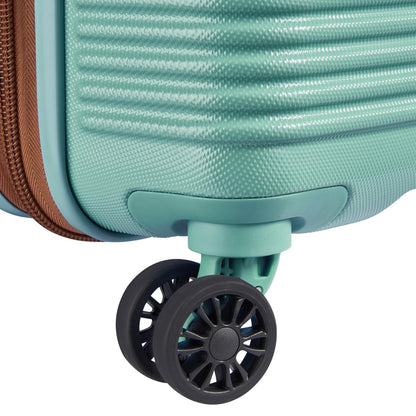 Maleta Delsey Freestyle Rígida Expandible 66cm Verde Menta