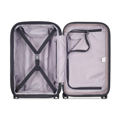 Delsey Maleta de Viaje de Cabina SECURITIME ZIP, 55cm, Expandible, Color Antracita