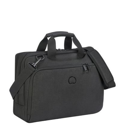 Delsey Maletín ESPLANADE para PC 15.6'' Doble Divisor Negro