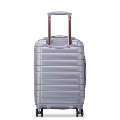 Delsey Maleta De Viaje Rígida de Cabina SHADOW 5.0, 55 cm,  Color Plata