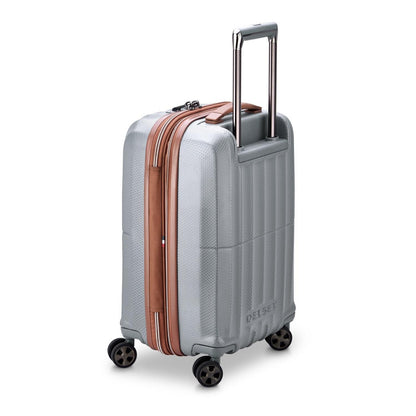 Delsey Maleta De Viaje Rígida de Cabina ST TROPEZ con TSA, 55cm, Color Platinum