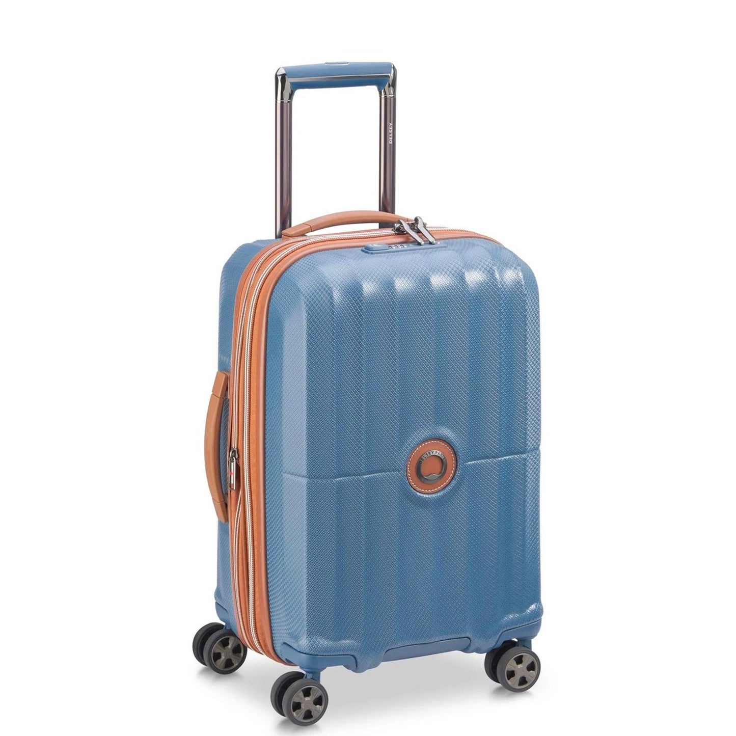 Delsey Maleta De Viaje Rígida de Cabina ST TROPEZ con TSA, 55cm, Color Azul Ultramarino