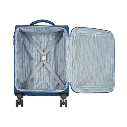 Delsey Maleta De Viaje de Tela de Cabina CARACAS, 55cm, Expandible, Color Azul