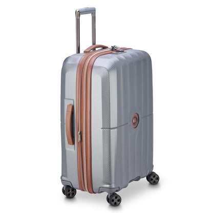 Delsey Maleta De Viaje Rígida ST TROPEZ con TSA, 67cm, Color Platinum