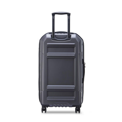 Delsey Maleta de Viaje Rígida tipo Trunk REMPART, 73cm, Color Antracita Granulado