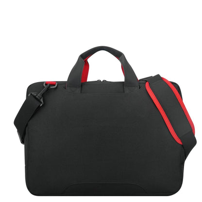 Delsey Maletín PARVIS PLUS para PC 15.6'' con Doble Divisor, Color Negro