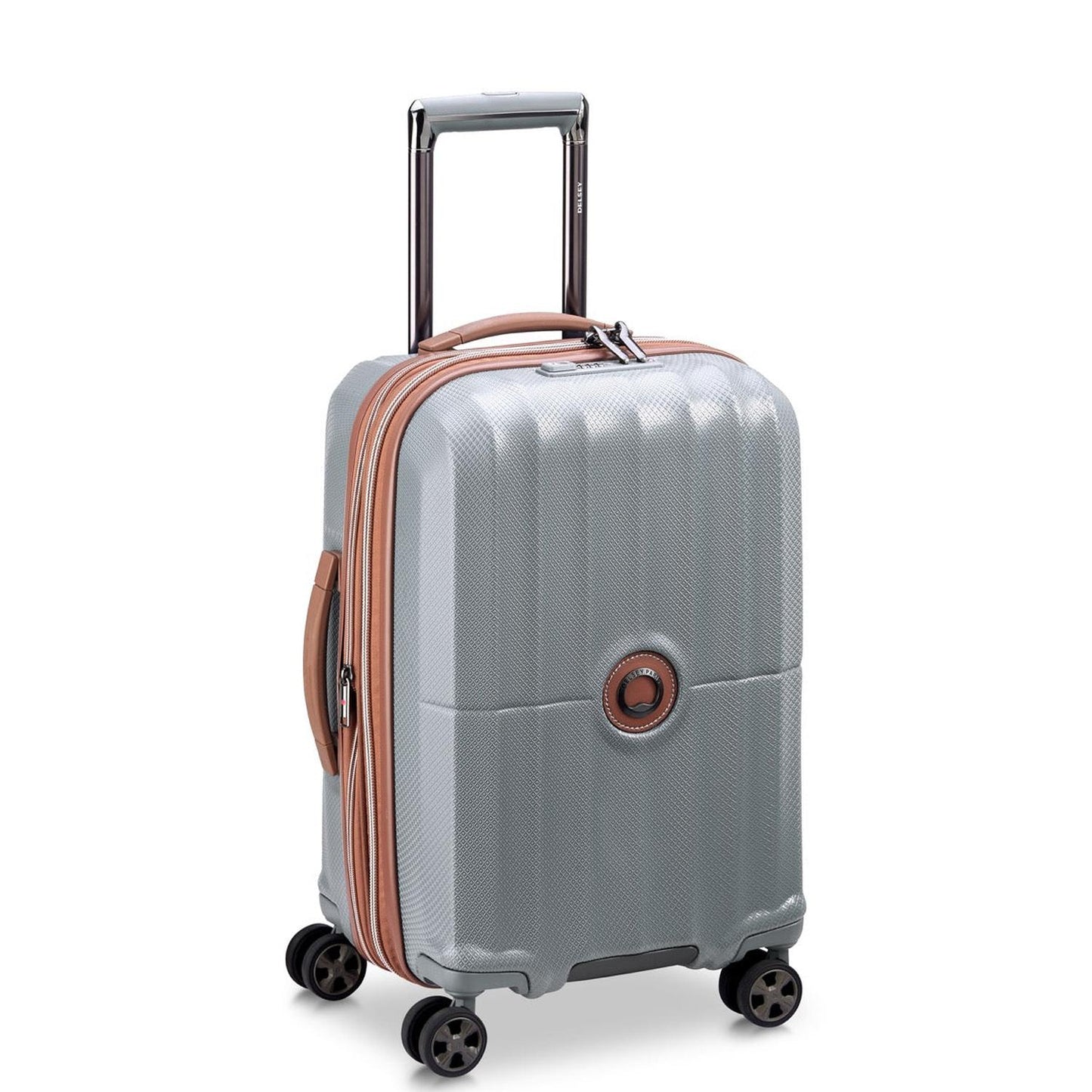 Delsey Maleta De Viaje Rígida de Cabina ST TROPEZ con TSA, 55cm, Color Platinum