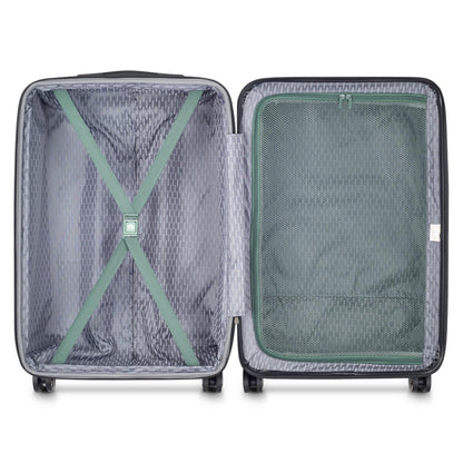 Delsey Maleta De Viaje Rígida AIR ARMOUR Expandible, 68 cm, Color Verde