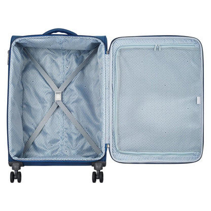 Delsey Maleta De Viaje de Tela CARACAS, 82cm, Expandible, Color Azul