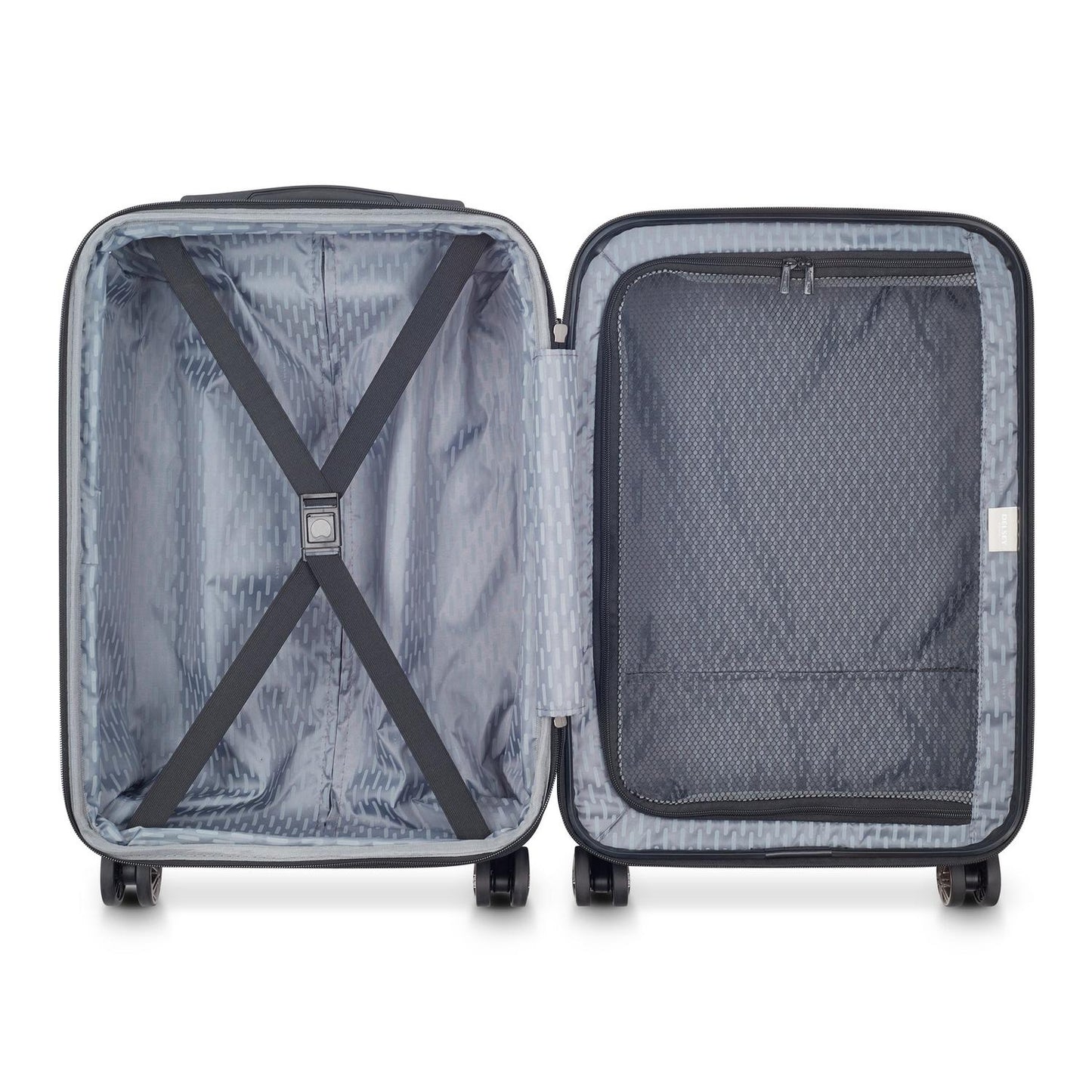 Delsey Maleta de Viaje Cabina Rígida AIR ARMOUR, 55 cm, Expandible, Color Negro