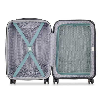 Delsey Maleta De Viaje Rígida de Cabina AIR ARMOUR 55 cm, Color Verde