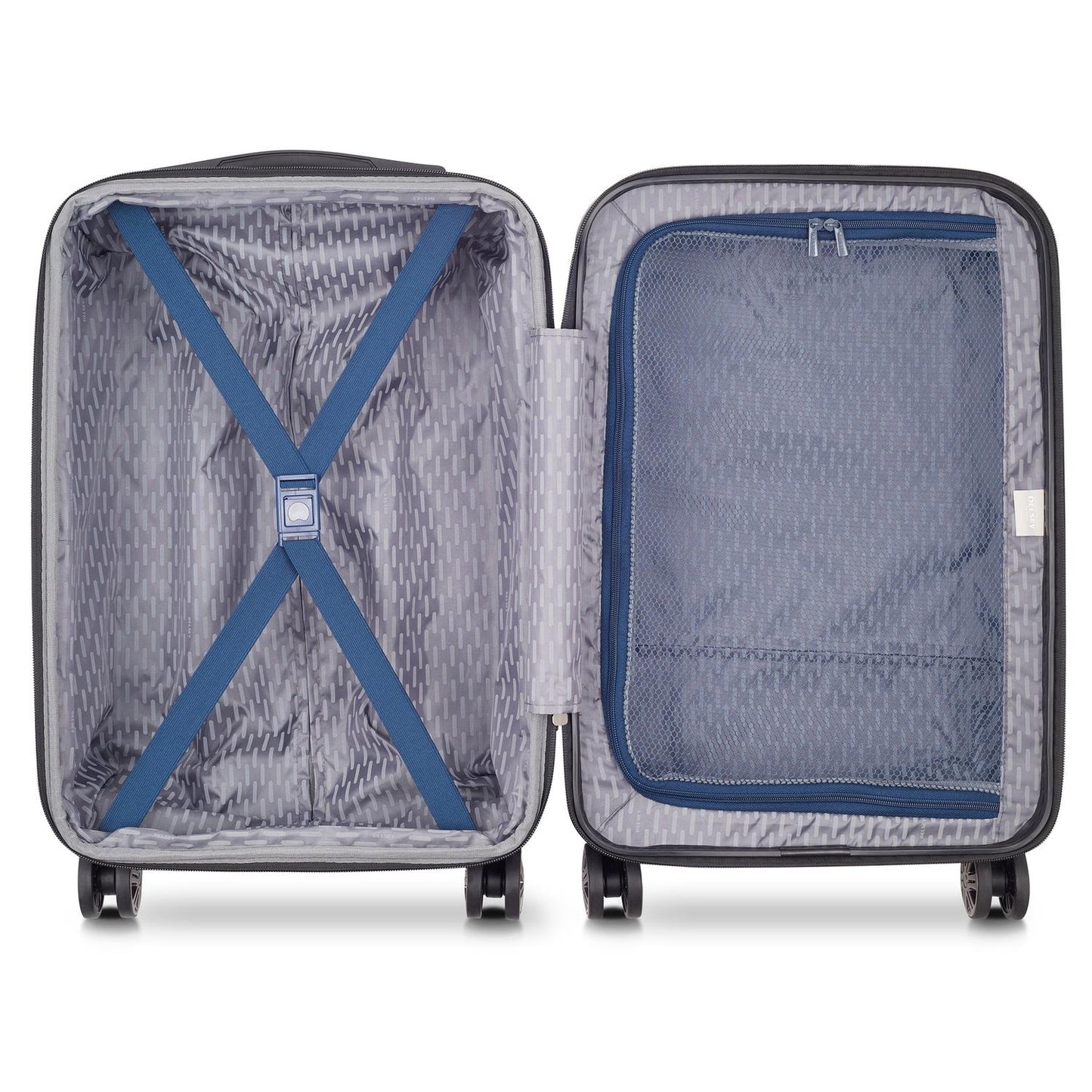 Delsey Maleta de Viaje Cabina Rígida AIR ARMOUR, 55 cm, Expandible, Color Azul