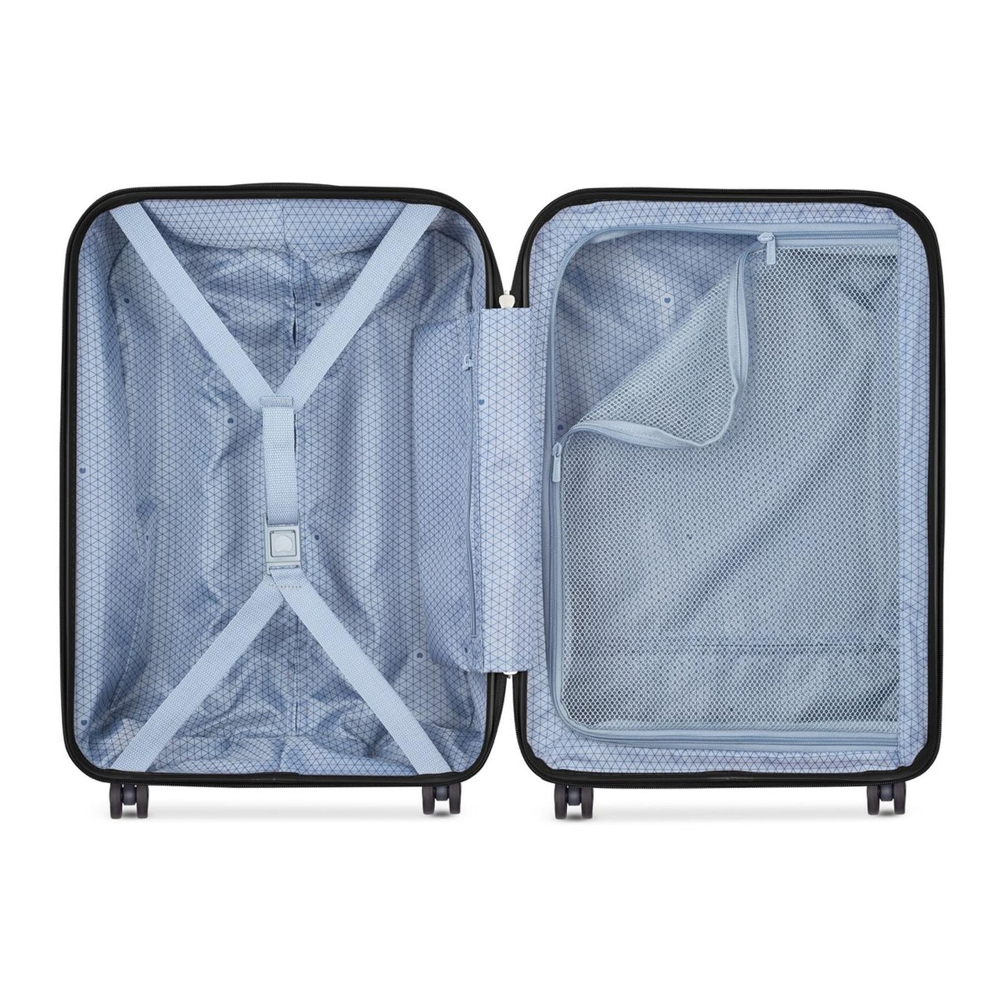 Delsey Maleta De Viaje Rígida de Cabina LAGOS 55 cm con TSA, Color Negra